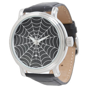 Black spider web Halloween  Watch
