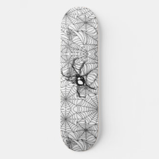 Black Spider - White Skateboard