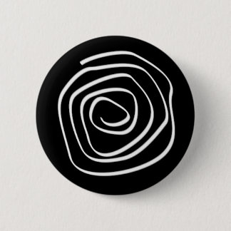 Black Spiral 2 Inch Round Button