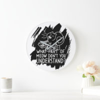 Black Splash Funny Cat Quote
