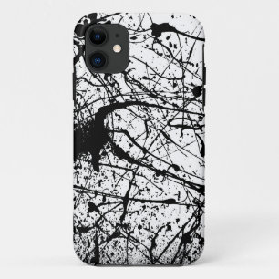 Black Splatter iPhone 5 Barely There Case