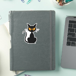 Black Spooky Halloween Cat