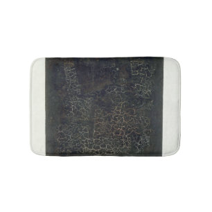 Black Square Bath Mat