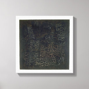 Black Square Canvas Print
