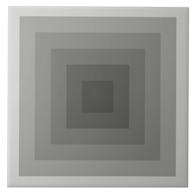 Black Square Geometric Tile (Front)