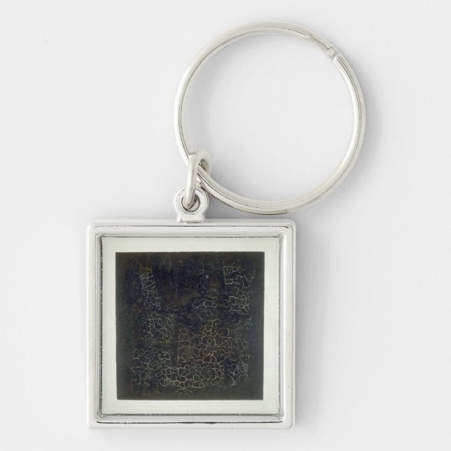 Black Square Keychain (Front)