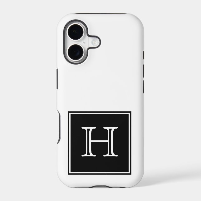 Black Square Monogram (Back)