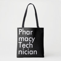 Black Square Pharmacy Technician elegant