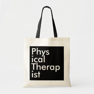 Black Square Physical Therapist Tote Bag