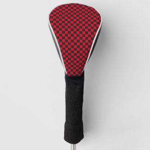 Black Squares Red Ladybug Colours Beetle Golf Head Cover