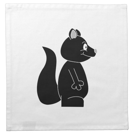 Black Squirrel. Napkin