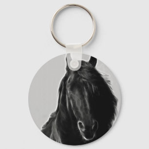 Black Stallion Keychain