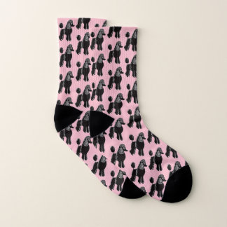 Black Standard Poodles Pink All-Over