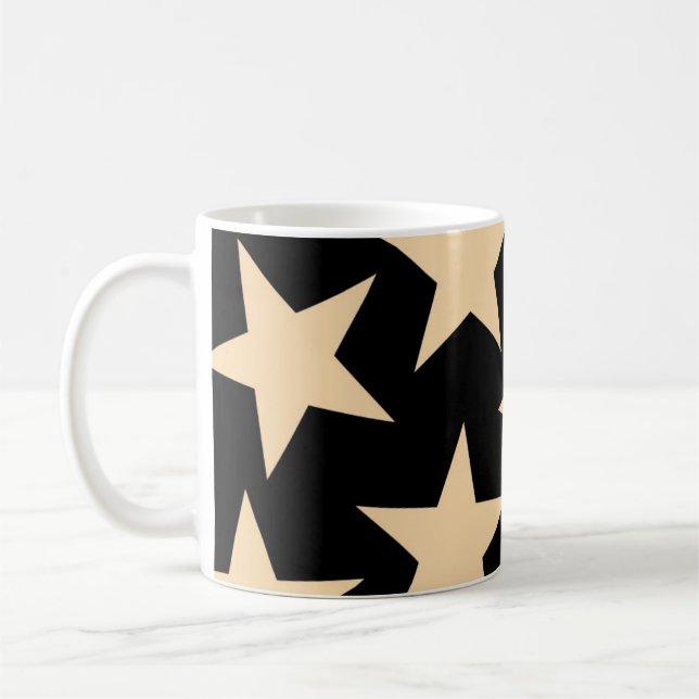 Black Star Celestial Cosmic Coffee & Tea Cup (Left)