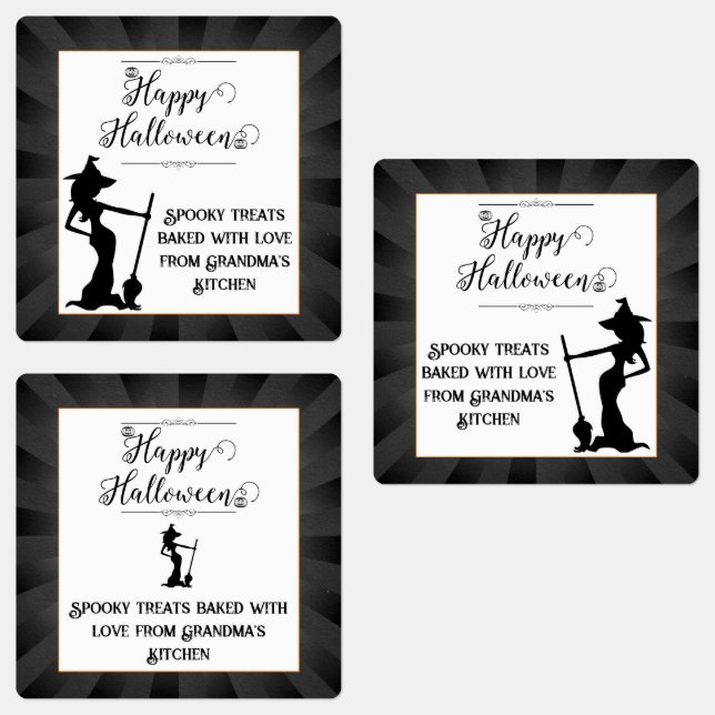 Black Starburst Witch Halloween (Group)
