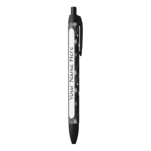Black Stars Pattern Ink Pen