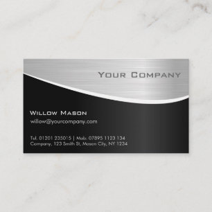 Black Steel Effet, Carte de visite professionnel