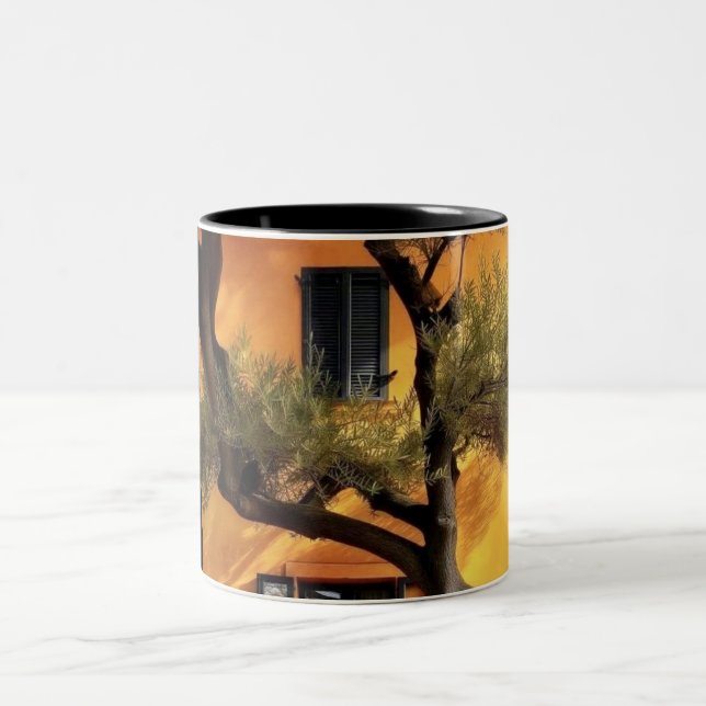 Black Stick Figure Pattern Mug | Funny Minimalist  (Center)