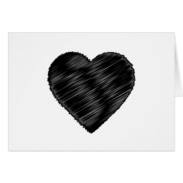 Black Strip Heart (Front Horizontal)