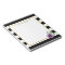 Black Stripe & Purple Pansy Personalized Notepad