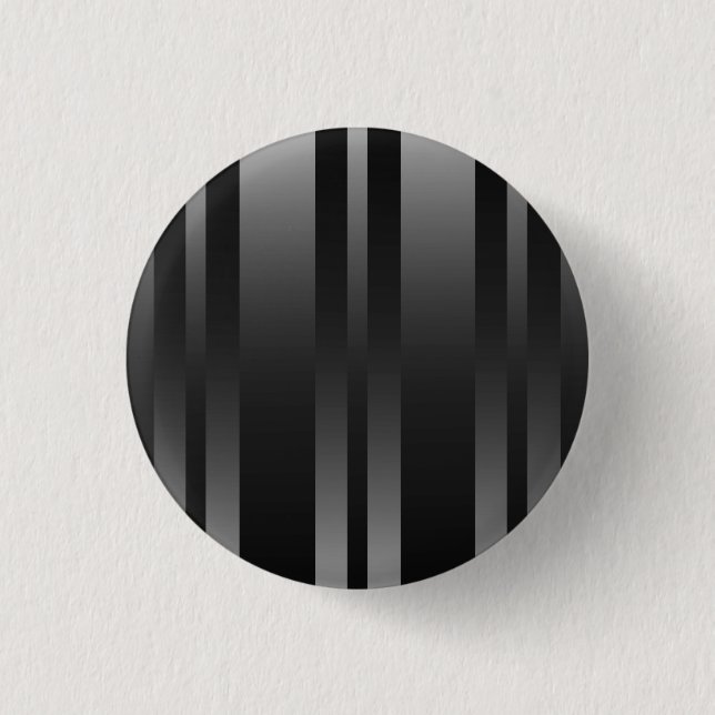 Black Stripes Background 1 Inch Round Button (Front)
