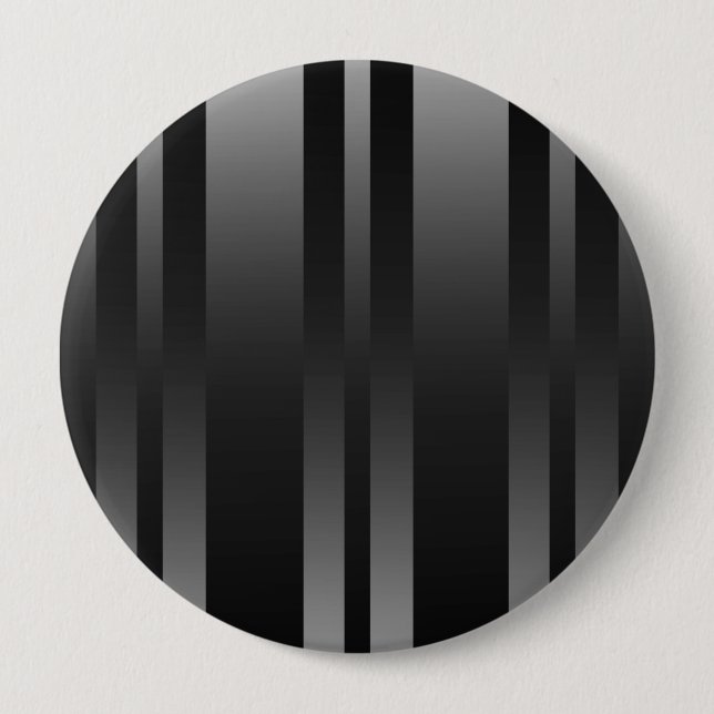 Black Stripes Background 4 Inch Round Button (Front)