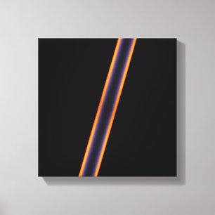 Black Stripes Canvas Print
