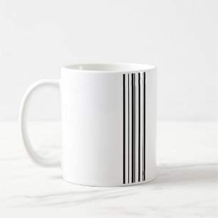 Black stripes coffee mug
