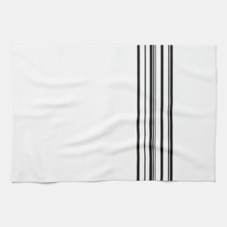 Black stripes kitchen towel
