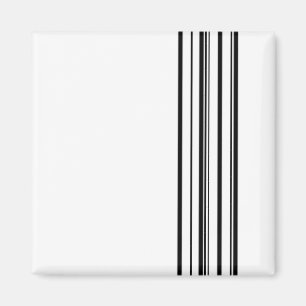 Black stripes magnet