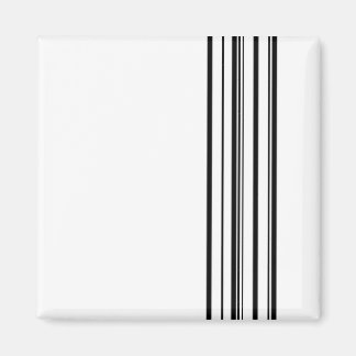 Black stripes magnet