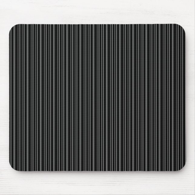 Black Stripes Mouse Pad (Front)