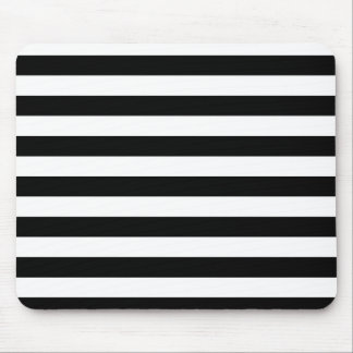 Black Stripes Mouse Pad