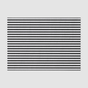 Black Stripes pattern - Customizable background Tissue Paper