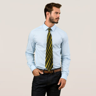 Black stripes tie