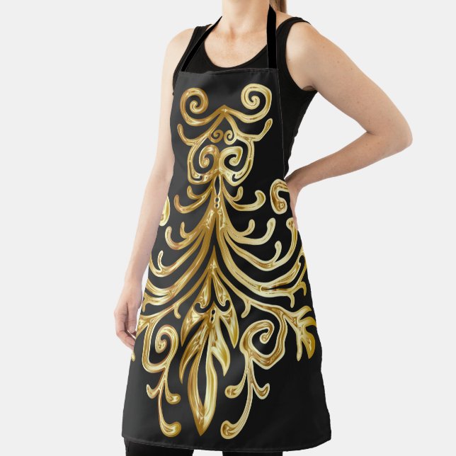 Black Stylish Authority® Apron (Insitu)