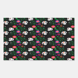 black sugar skull sticker