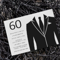Black Suit & Tie 60th Birthday Party