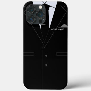 Black Suit Your Name Business Gift iPhone 13 Pro Max Case
