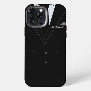 Black Suit Your Name Business Gift iPhone 13 Pro Max Case