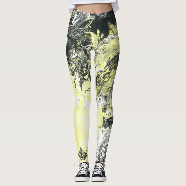 Black Sun Leggings (Front)