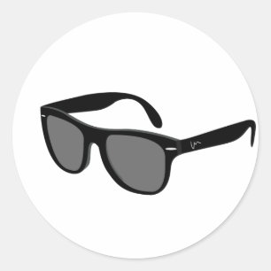 Black Sunglasses Stickers