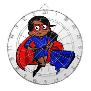 black super mom dartboard