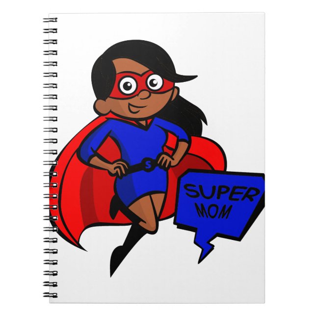 black super mom notebook (Front)