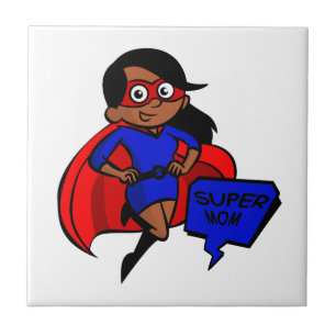 black super mom tile