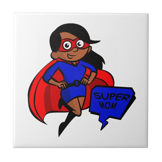 black super mom tile (Front)