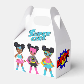 Black Superhero Favour Boxes
