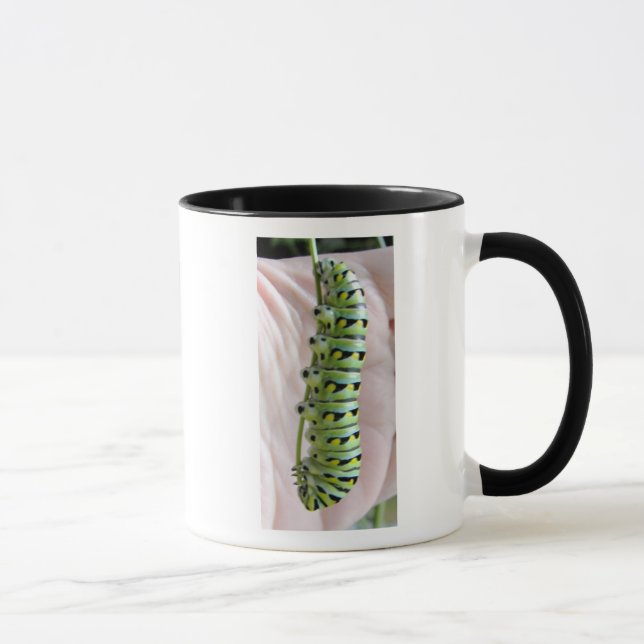 Black Swallowtail Caterpillar/Butterfly-mug Mug (Right)