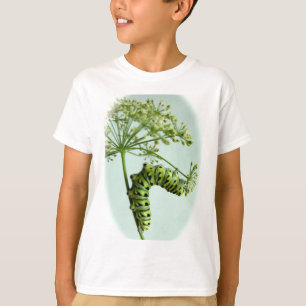 Black Swallowtail Caterpillar eating parsley T-Shirt
