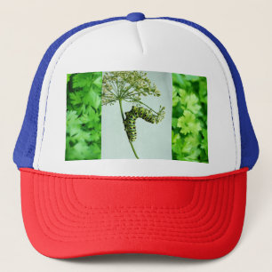 Black Swallowtail Eating Parsley Trucker Hat